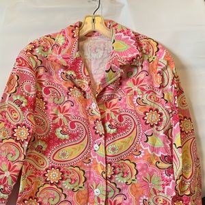 Fun pink paisley jacket